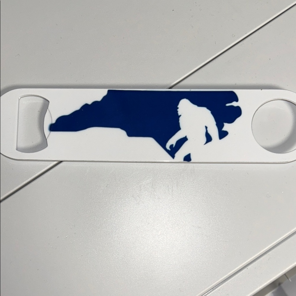 North Carolina Bottle Opener with Bigfoot Design
